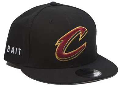 Pre-owned New Era X Bait Cleveland Cavaliers Alt 9fifty Snapback Cap In Black