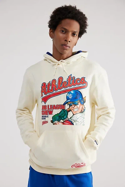 New Era X Big League Chew Oakland Athletics Hoodie Sweatshirt In Cream, Men's At Urban Outfitters