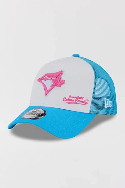 New Era X Big League Chew Toronto Blue Jays Trucker Hat In White, Men's At Urban Outfitters