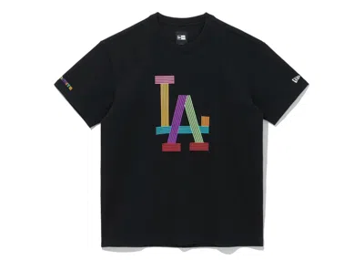 Pre-owned New Era X Bts X Mlb Dynamite Los Angeles Dogers T-shirt In Black