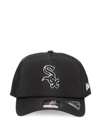 New Era X Chicago White Sox 9forty Mesh-panelled Baseball Cap In Black