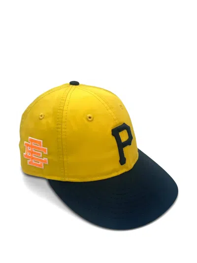 New Era X Eric Emanuel 59fifty Logo-embroidered Cap In Yellow