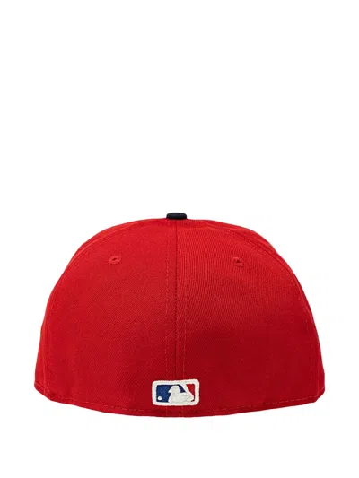 New Era X Eric Emanuel Xatlanta Braves Logo Cap In Red