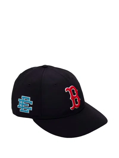 New Era X Ericv Emanuel X Red Sox Logo Cap In Black
