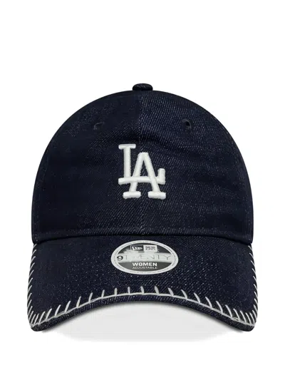 New Era X La Dodgers Denim Baseball Cap In Black