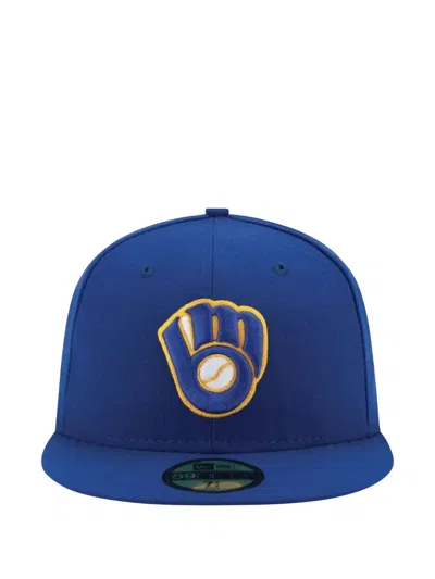 New Era X Milwaukee Brewers Mlb 59fifty "blue/yellow" Cap