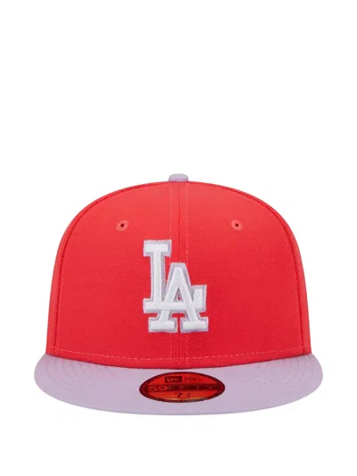 New Era X Mlb 59fifty Los Angeles Dodgers Cap In Red