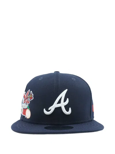 New Era X Mlb 9fifty Atlanta Braves City Cluster Cap In Blue