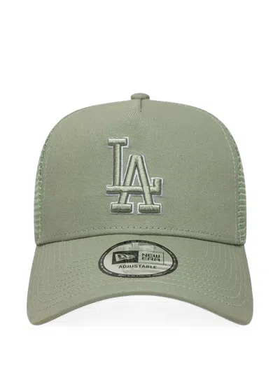 New Era X Mlb Los Angeles Dodgers 9forty Trucker Cap In Green