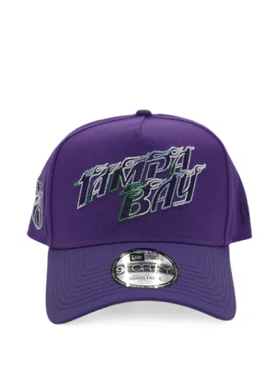 New Era X Mlb Tampa Bay Rays City Connect 9forty Baseball Cap In Purple