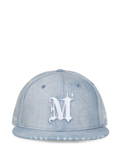 New Era X Mlvince 59fifty Authentic Logo Cap In Blue