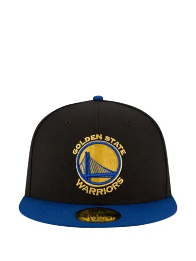 New Era X Nba 59fifty Fitted Golden State Warriors Cap In Black