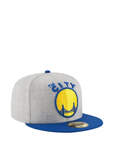 New Era X Nba 59fifty Golden State Warriors Baseball Cap In Gray
