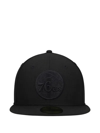 New Era X Nba Philadelphia 76ers 59fifty Cap In Black