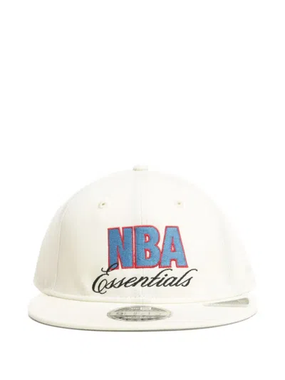 New Era X Nba Retro Crown Cap In White