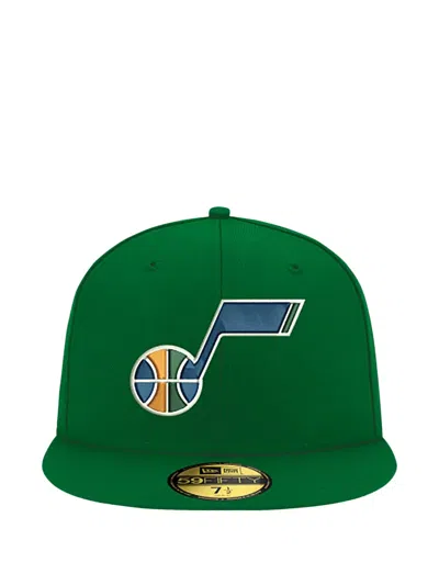 New Era X Nba Utah Jazz 59fifty Cap In Green
