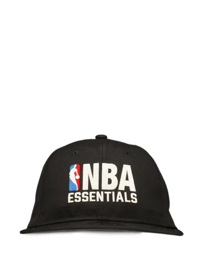 New Era X Nba X Fear Of God Essentials Snapback Cap In Black