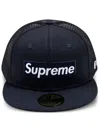 New Era X  Box Logo Mesh Back "navy" Cap In Blue