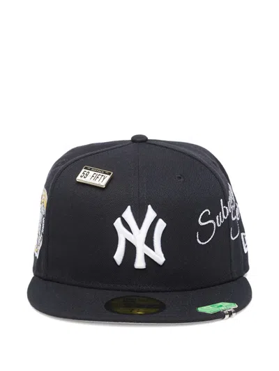 New Era X New York 59fifty Embroidered Baseball Cap In Pattern