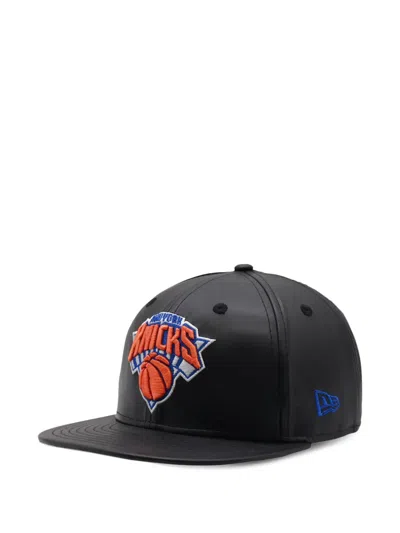 New Era X New York Knicks Nba 59fifty "black/orange" Cap