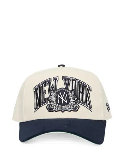 New Era X New York Yankees Mlb 9forty Colour-block Cap In White