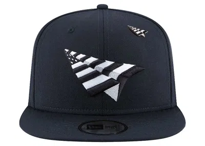Pre-owned New Era X Paper Planes Crown Old School Snapback Hat In Sapphire/green