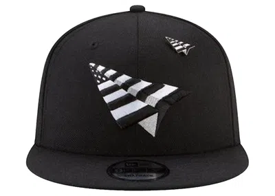Pre-owned New Era X Paper Planes Original Crown 9fifty Snapback Hat In Black