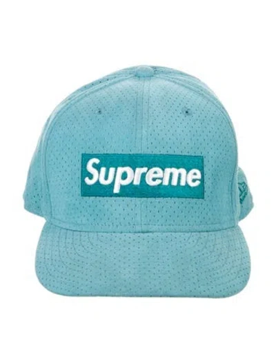 Pre-owned New Era X Supreme Fitted Hat In Blue