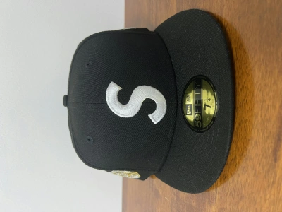Pre-owned New Era X Supreme Fw23 Supreme X New Era Jesus Piece S Logo Hat Black New