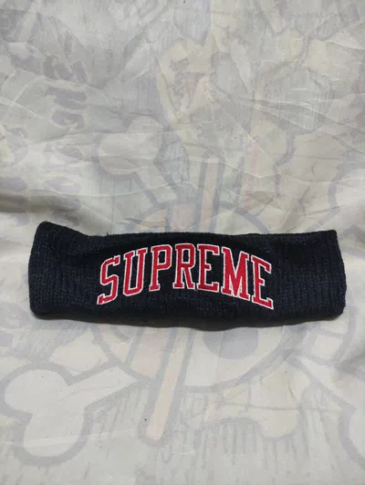 Pre-owned New Era X Supreme New Era Sequin Arc Logo Headband In Multicolor