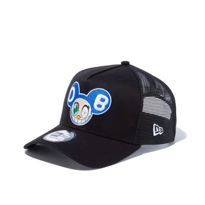 Pre-owned New Era X Takashi Murakami Aframe Trucker Dob 9forty Hat In Black