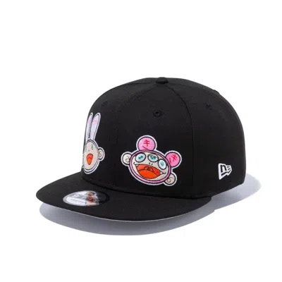 Pre-owned New Era X Takashi Murakami Kaikai Kiki 9fifty Hat In Black