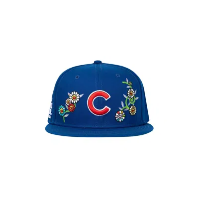 Pre-owned New Era X Takashi Murakami X Mlb World Tour Tokyo Series 2025  59fifty Cubs Fitted Hat 'blue'