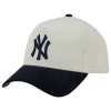 New Era Yankees 9forty 2t A Frame Adjustable Hat In White/navy