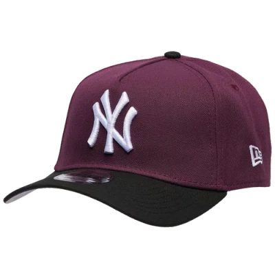 New Era Yankees 9forty A-frame Cap In Purple