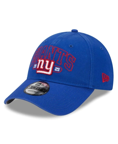 New Era Kids' Youth Boys And Girls  Royal New York Giants Outline 9forty Adjustable Hat