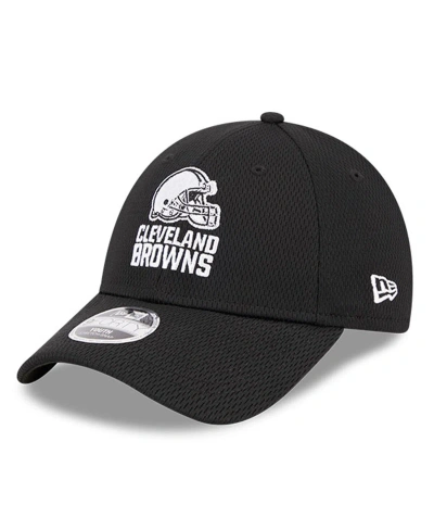 New Era Kids' Youth Boys  Black Cleveland Browns Main B-dub 9forty Adjustable Hat