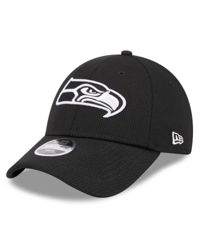 New Era Kids' Youth Boys  Black Seattle Seahawks Main B-dub 9forty Adjustable Hat