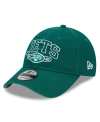 NEW ERA YOUTH BOYS NEW ERA GREEN NEW YORK JETS OUTLINE 9FORTY ADJUSTABLE HAT