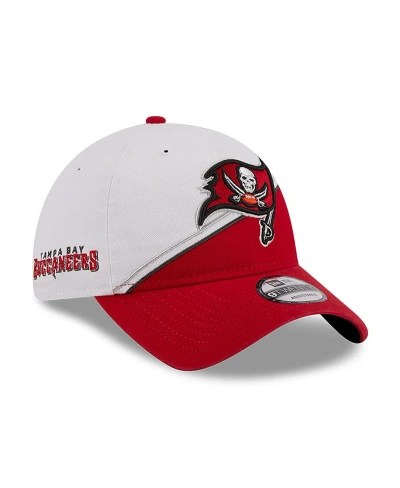 New Era Kids' Youth Boys  White, Red Tampa Bay Buccaneers 2023 Sideline 9twenty Adjustable Hat In White,red