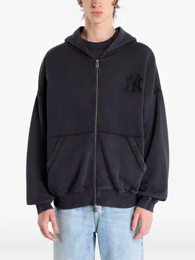 New Era Zipper Hoodie In Blue