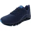 New Fashion Womens Padded Insole Knit Running & Training Shoes In Blue
