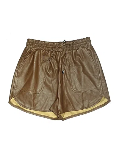Pre-owned New In Athletic Shorts In Gold