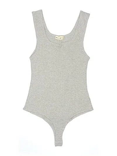 Pre-owned New In Bodysuit In Gray