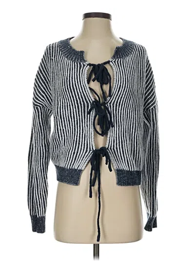 Pre-owned New In Cardigan Sweater In Blue