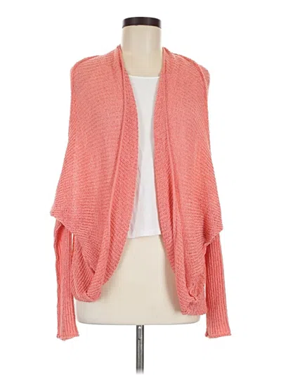Pre-owned New In Cardigan Sweater In Pink