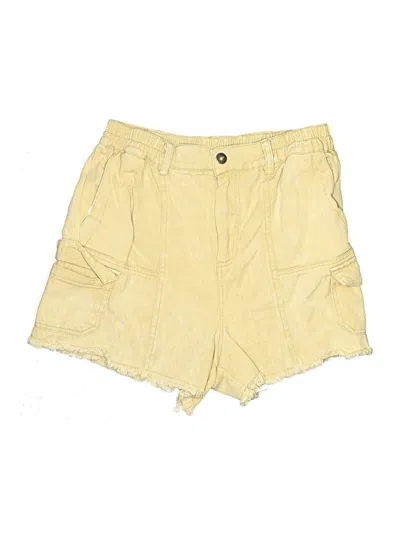 Pre-owned New In Cargo Shorts In Yellow