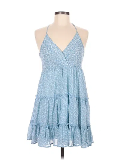 Pre-owned New In Casual Dress In Blue