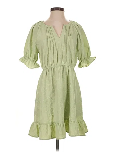 Pre-owned New In Casual Dress In Green