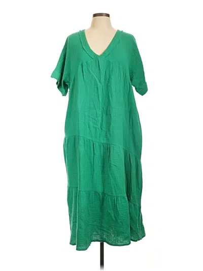 Pre-owned New In Casual Dress In Green